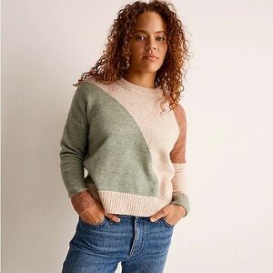 Madewell Cedarbrook Pullover Sweater Color Block - S